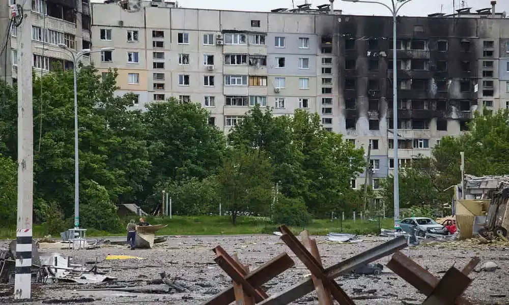 9 Killed, Including A Baby, In Dense Shelling Of Kharkiv Residential Areas