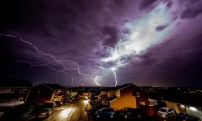 UK Hit By ‘Huge Cluster’ Of Thunderstorms MET Asks People To Stay Indoors