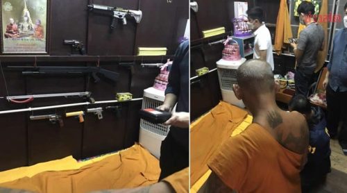 Buddhist Monk Arrested for Selling Guns Online