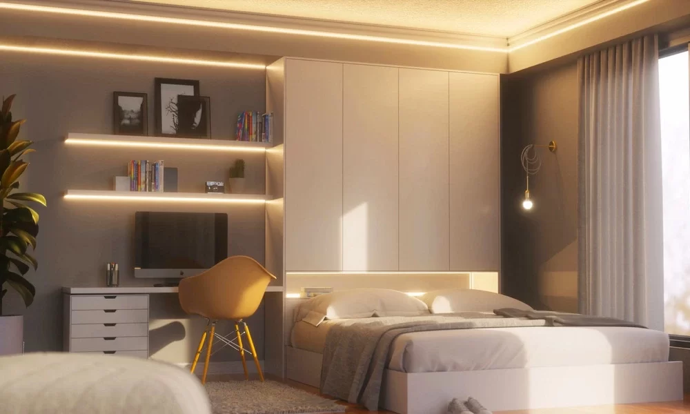 8 Lighting Ideas To Create Aesthetic LED Bedroom
