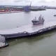 India Launches News Aircraft Carrier