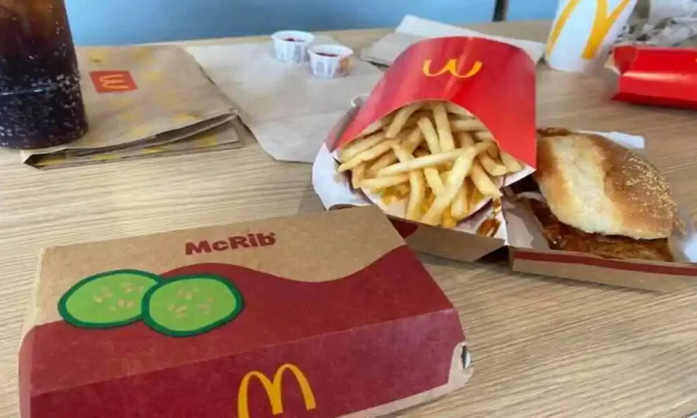 The Iconic McDonald's McRib Is Back For a Limited Time Only