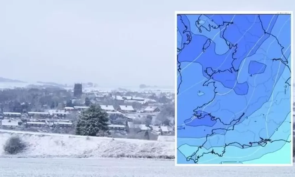 A UK Weather Forecast Indicates Torrential Rain, Gusting Winds, And Snow