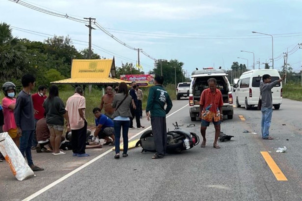 Temple Monk Crashes into Motorcycle Killing 23-Year-Old Woman