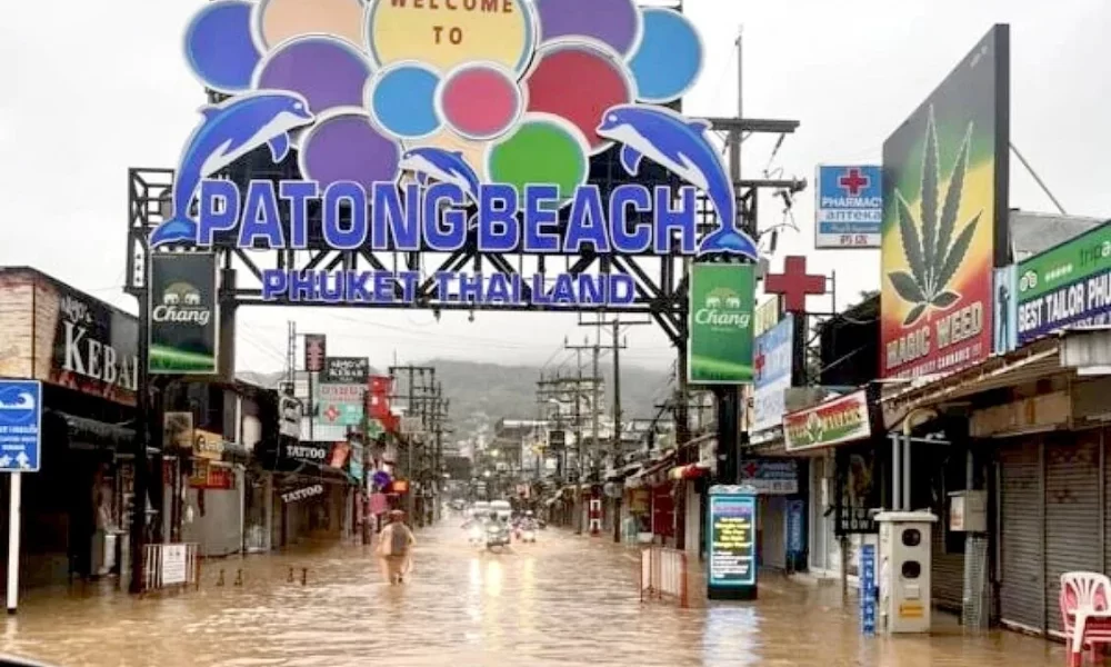 Flooding hits Phuket