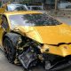 Lamborghini Crashes at High Speed