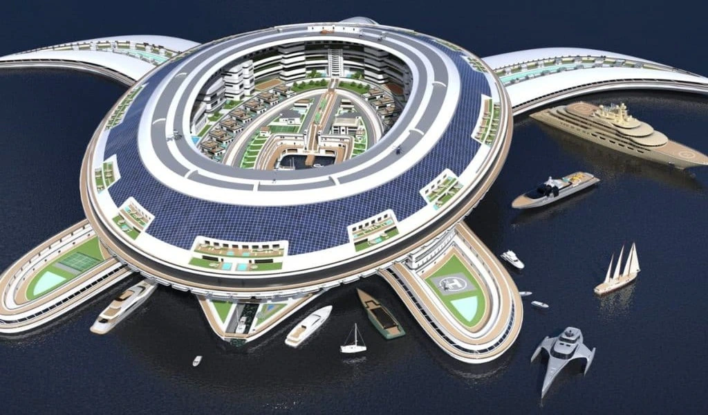 Saudi Arabia's Massive 'Turtle-Shaped Floating City' Can Accommodate 60,000 People