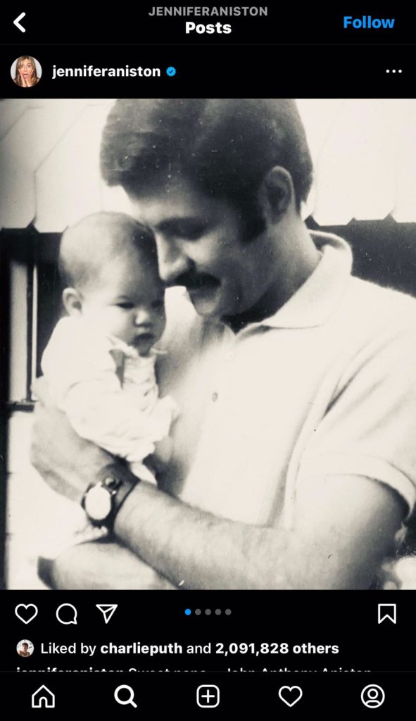 John Aniston, Father Of Jennifer Aniston, Dies At 89