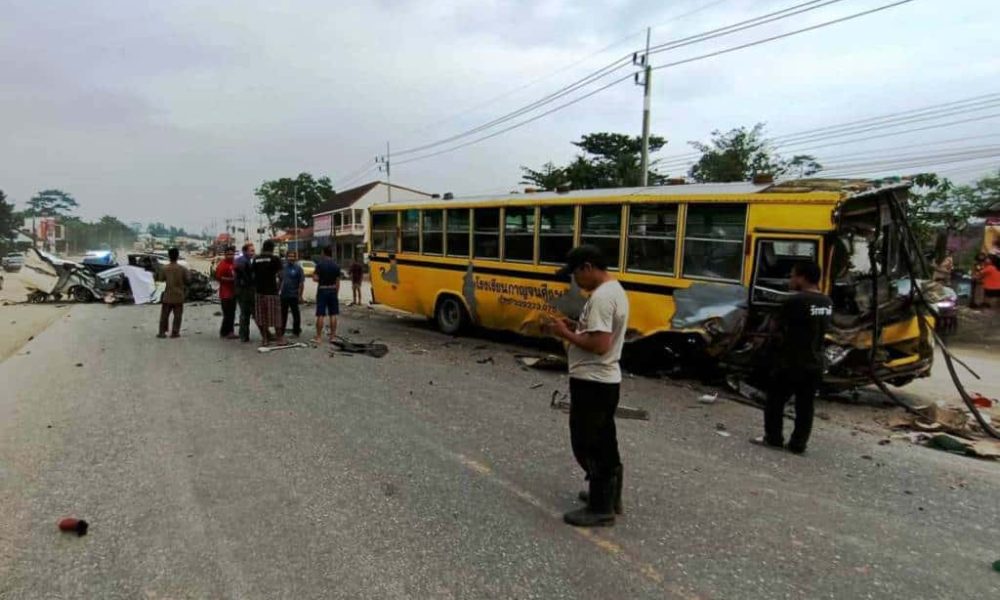 school bus crash
