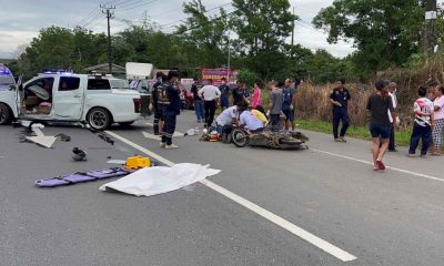 Police Report 2 Killed After Pickup Crashes into Motorcycle