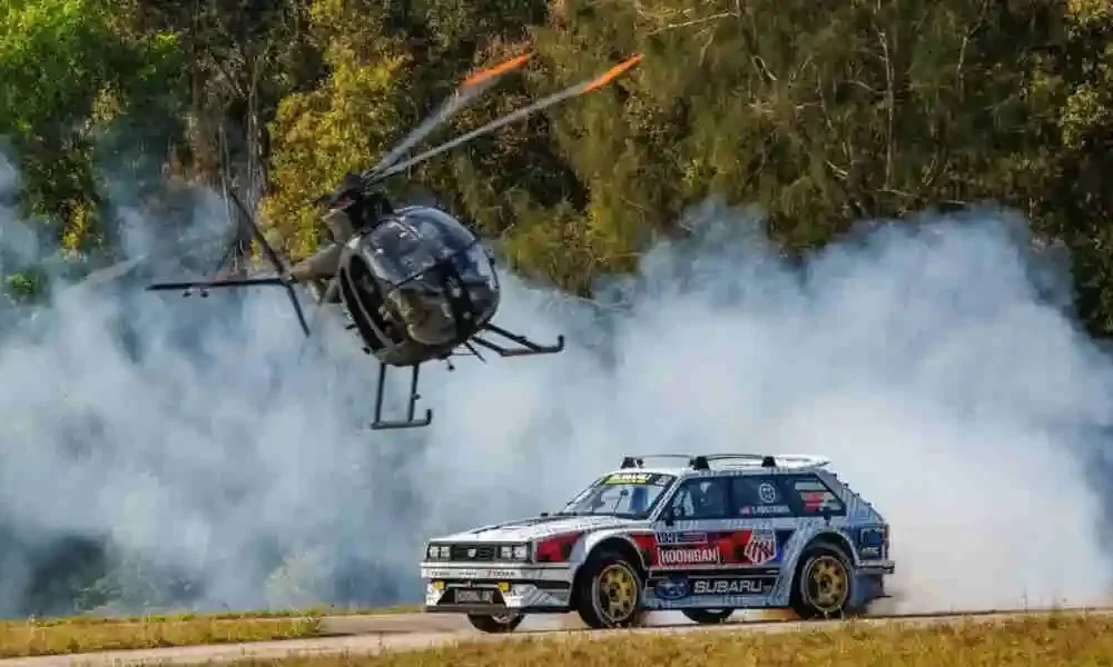 Travis Pastrana's 862-HP Subaru Wagon Takes On 'Gymkhana 2022'