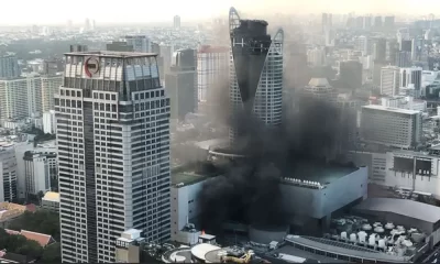 CentralWorld Shopping Mall Suffers A Small Fire in Bangkok