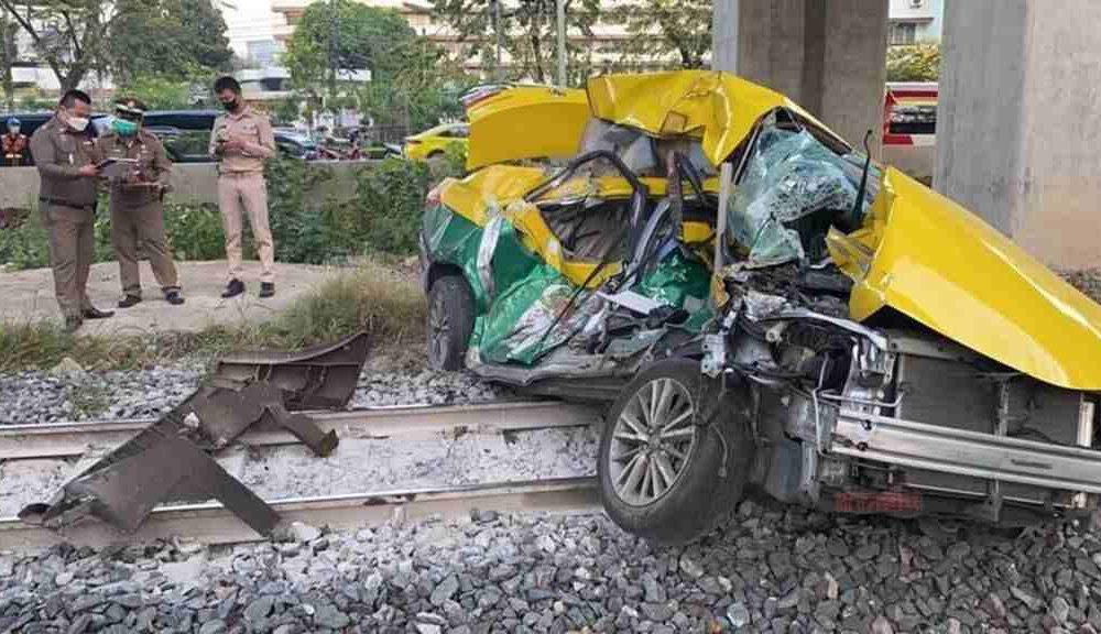 Taxi Driver Killed After Colliding with Passenger Train at Crossing