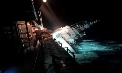 Thai Warship Sinks in Heavy Seas, Leaving 31 Sailors Missing