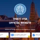 Thailand E-Visas Now Available in 38 Cities Worldwide
