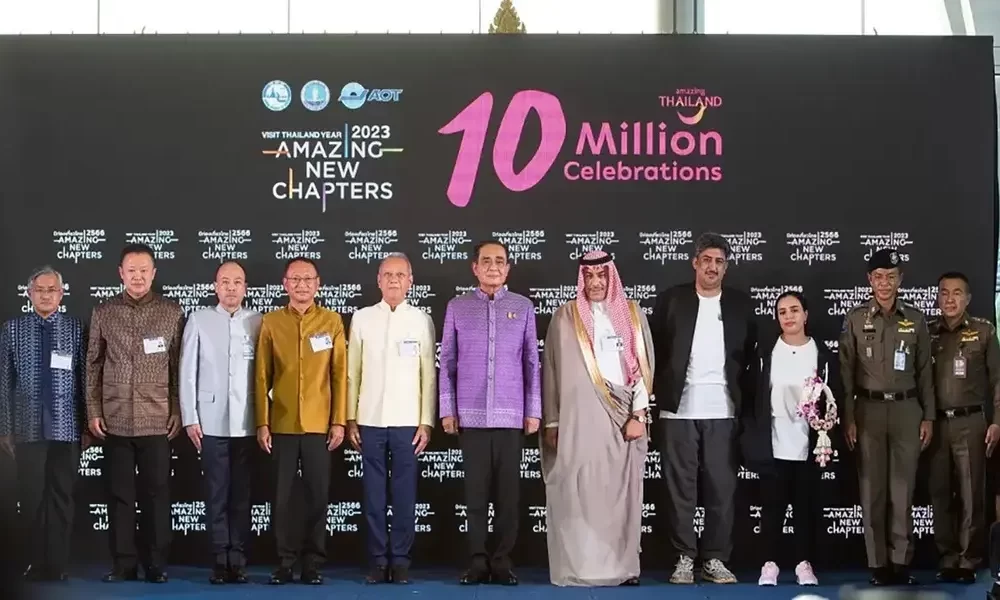 Thailand Tourism Celebrated its 10 Million International Visitor