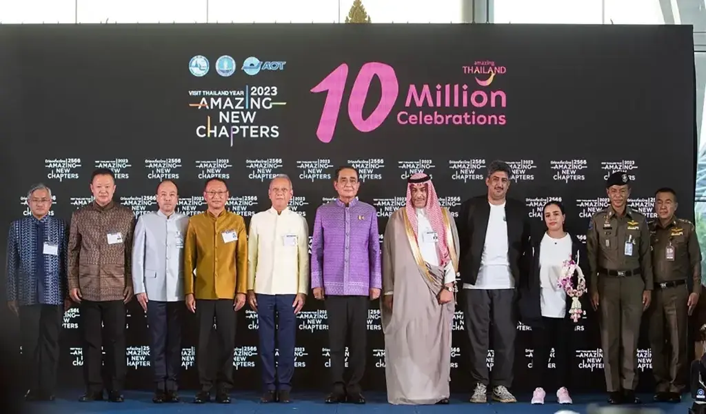 Thailand Tourism Celebrated its 10 Million International Visitor
