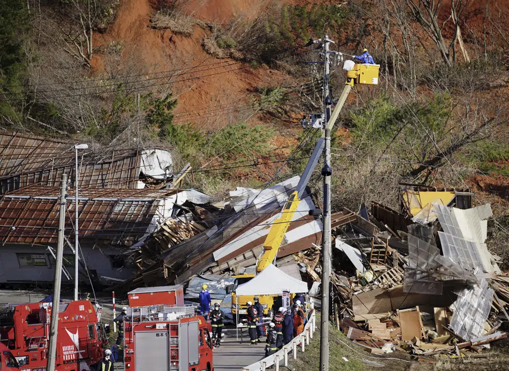 Soldiers Join Search for Missing After Landslide in Northern Japan