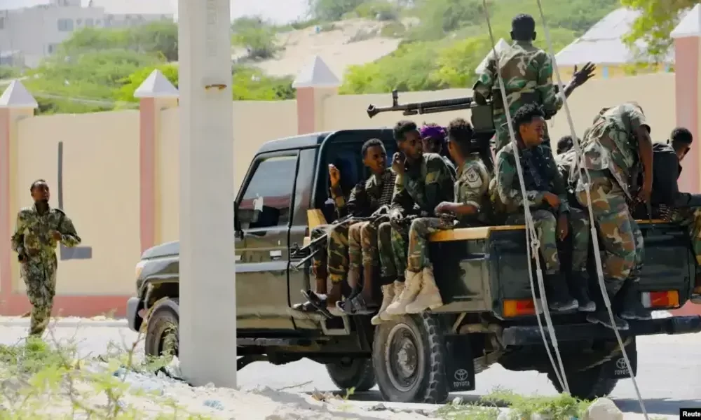 15 Dead In Twin Bombing Targeting Somalia's Military