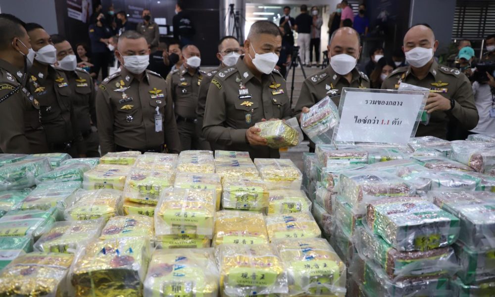 Police in Thailand Seize 1.14 Tonnes of Crystal Meth
