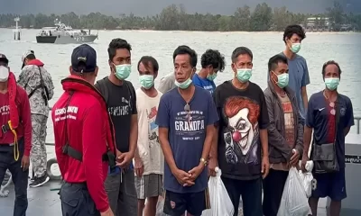 A four-Meter Wave Capsized a Tugboat Off Pha Ngan, All Crew Rescued