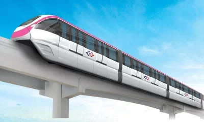 Pink Line Monorail Project Is 95% Complete And Will Open In The Near Future