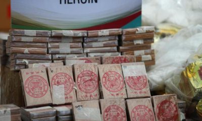 Police Seize 56Kg of Heroin in Central Thailand