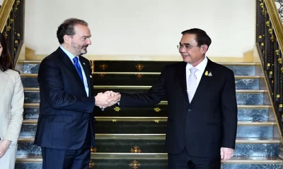 Thailand's PM Meets With The Italian Ambassador
