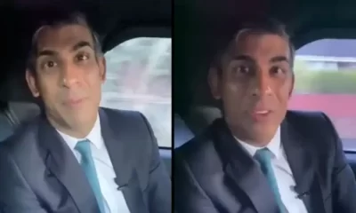 UK PM Rishi Sunak Got Fined for Not Wearing a Seatbelt in Moving Car