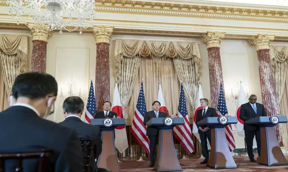 The US and Japan announced plans Wednesday to bolster their partnership to tackle North Korea and China, the region's biggest security challenges. In unusually strong terms, the U.S. and Japanese foreign and defence ministers blasted China's growing aggression in the Indo-Pacific and elsewhere, Russia's war with Ukraine, and North Korea's nuclear and missile programmes. In a joint statement, Secretary of State Antony Blinken, Defense Secretary Lloyd Austin, and their Japanese counterparts, Yoshimasa Hayashi and Yasukazu Hamada, called China a "unprecedented" threat to world order and pledged to redouble their efforts. “China's foreign policy aspires to restructure the international order to its benefit and to exploit China's expanding political, economic, military, and technical power,” the statement stated. “This behaviour is of grave concern to the alliance and the world community and poses the greatest geopolitical challenge in the Indo-Pacific region and beyond.” The four men decided to increase American soldier presence on Okinawa to improve anti-ship capabilities in case of a Chinese invasion of Taiwan or other hostile acts in the South or East China seas. The U.S.-Japan security treaty now explicitly states that "attacks to, from, and inside space" can prompt mutual defence. That was previously outside the agreement. They also stated NASA will sign a cooperation agreement with Japan on Friday. Japan's defence ministry declared it would begin building on an uninhabited island where the two militaries will perform joint military exercises in 2027 before the meeting. Blinken said the Wednesday deal deepens collaboration "across all sectors," including space, cybersecurity, and emerging technologies. He called the U.S.-Japan alliance “the cornerstone of peace and stability in the Indo-Pacific, protecting the security, liberty and prosperity of our people and others across the region.” President Joe Biden and Japanese Prime Minister Fumio Kishida will address the relationship's importance on Friday after Wednesday's talks. On Wednesday, Kishida, who was visiting friends in Europe and North America for a week, inked a defence deal with British Prime Minister Rishi Sunak to strengthen military ties in response to China. Austin said Wednesday's agreement reaffirms America's "ironclad commitment to defend Japan with a full range of weapons, including nuclear" and that Article 5 of the mutual security pact applies to the Senkaku Islands. Beijing claims the islands outside Japanese waters. Japan announced Wednesday that it would build two runways on Mageshima, a small southern island, where F-35B stealth fighter, amphibious, and missile interception drills will begin in four years. In a Taiwan emergency, the island off Kagoshima's southwestern coast on Kyushu's southernmost main island will be a soldier deployment and munition supply base. The southern island is closer to the U.S. air base of Iwakuni, home to an F-35B fleet, than the existing training site on Iwo Jima, where one of World War II's deadliest battles took place. The 12th Marine Regiment will become the 12th Marine Littoral Regiment, a smaller, faster-moving unit better able to battle an enemy and defend the U.S. and its allies on Okinawa. Austin said the regiment will add "tremendous" capabilities to the region. U.S. officials said the decision will neither expand Marines on the island or weapons capability. Okinawa, location of the worst land combat of World War II, is susceptible to military reinforcement. Okinawans want fewer U.S. troops in Japan. A littoral regiment has 2,000 Marines, a combat team with an anti-ship missile battery, a logistics battalion, and an air defence battalion. It would replace 3,400 Marines and sailors on Okinawa. Last year, Japan pledged to increase defence spending to 2% of GDP over five years. Wednesday's agreements follow. That would make its defence budget the third-largest in the world, reflecting increased concerns about North Korea and Chinese military action against Taiwan. National security advisor Jake Sullivan noted that Biden's engagement with friends is "paying significant benefits" for global security. While there is an increasing fear of a Taiwan emergency, many in the region are concerned that defence buildups by China and the U.S. and its allies could heighten war risks. According to a senior administration official, Biden will discuss Lt. Ridge Alkonis, a U.S. Navy sailor stationed in Japan who was convicted last year for careless driving that killed two Japanese people in May 2021, with Kishida on Friday. The anonymous official said the administration is trying “to find a humanitarian resolution that's compatible with the rule of law” in conversations with Japan.