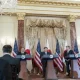 The US and Japan announced plans Wednesday to bolster their partnership to tackle North Korea and China, the region's biggest security challenges. In unusually strong terms, the U.S. and Japanese foreign and defence ministers blasted China's growing aggression in the Indo-Pacific and elsewhere, Russia's war with Ukraine, and North Korea's nuclear and missile programmes. In a joint statement, Secretary of State Antony Blinken, Defense Secretary Lloyd Austin, and their Japanese counterparts, Yoshimasa Hayashi and Yasukazu Hamada, called China a "unprecedented" threat to world order and pledged to redouble their efforts. “China's foreign policy aspires to restructure the international order to its benefit and to exploit China's expanding political, economic, military, and technical power,” the statement stated. “This behaviour is of grave concern to the alliance and the world community and poses the greatest geopolitical challenge in the Indo-Pacific region and beyond.” The four men decided to increase American soldier presence on Okinawa to improve anti-ship capabilities in case of a Chinese invasion of Taiwan or other hostile acts in the South or East China seas. The U.S.-Japan security treaty now explicitly states that "attacks to, from, and inside space" can prompt mutual defence. That was previously outside the agreement. They also stated NASA will sign a cooperation agreement with Japan on Friday. Japan's defence ministry declared it would begin building on an uninhabited island where the two militaries will perform joint military exercises in 2027 before the meeting. Blinken said the Wednesday deal deepens collaboration "across all sectors," including space, cybersecurity, and emerging technologies. He called the U.S.-Japan alliance “the cornerstone of peace and stability in the Indo-Pacific, protecting the security, liberty and prosperity of our people and others across the region.” President Joe Biden and Japanese Prime Minister Fumio Kishida will address the relationship's importance on Friday after Wednesday's talks. On Wednesday, Kishida, who was visiting friends in Europe and North America for a week, inked a defence deal with British Prime Minister Rishi Sunak to strengthen military ties in response to China. Austin said Wednesday's agreement reaffirms America's "ironclad commitment to defend Japan with a full range of weapons, including nuclear" and that Article 5 of the mutual security pact applies to the Senkaku Islands. Beijing claims the islands outside Japanese waters. Japan announced Wednesday that it would build two runways on Mageshima, a small southern island, where F-35B stealth fighter, amphibious, and missile interception drills will begin in four years. In a Taiwan emergency, the island off Kagoshima's southwestern coast on Kyushu's southernmost main island will be a soldier deployment and munition supply base. The southern island is closer to the U.S. air base of Iwakuni, home to an F-35B fleet, than the existing training site on Iwo Jima, where one of World War II's deadliest battles took place. The 12th Marine Regiment will become the 12th Marine Littoral Regiment, a smaller, faster-moving unit better able to battle an enemy and defend the U.S. and its allies on Okinawa. Austin said the regiment will add "tremendous" capabilities to the region. U.S. officials said the decision will neither expand Marines on the island or weapons capability. Okinawa, location of the worst land combat of World War II, is susceptible to military reinforcement. Okinawans want fewer U.S. troops in Japan. A littoral regiment has 2,000 Marines, a combat team with an anti-ship missile battery, a logistics battalion, and an air defence battalion. It would replace 3,400 Marines and sailors on Okinawa. Last year, Japan pledged to increase defence spending to 2% of GDP over five years. Wednesday's agreements follow. That would make its defence budget the third-largest in the world, reflecting increased concerns about North Korea and Chinese military action against Taiwan. National security advisor Jake Sullivan noted that Biden's engagement with friends is "paying significant benefits" for global security. While there is an increasing fear of a Taiwan emergency, many in the region are concerned that defence buildups by China and the U.S. and its allies could heighten war risks. According to a senior administration official, Biden will discuss Lt. Ridge Alkonis, a U.S. Navy sailor stationed in Japan who was convicted last year for careless driving that killed two Japanese people in May 2021, with Kishida on Friday. The anonymous official said the administration is trying “to find a humanitarian resolution that's compatible with the rule of law” in conversations with Japan.