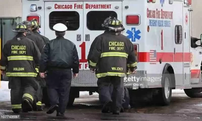 Chicago Fire Department Battles An Extra-Alarm Warehouse Fire