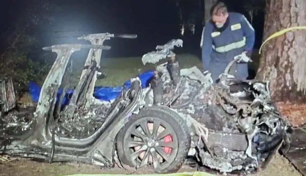 Tesla Vindicated in 2021 Fiery Crash that Killed 2 in Texas