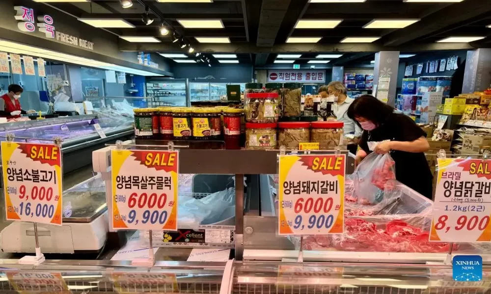 South Korea's Retail Prices Rose 5.2% In January Due To Higher Energy Prices