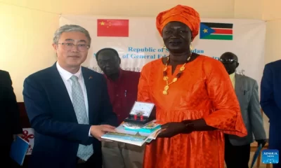 South Sudan receives over 300,000 printed school textbooks from China