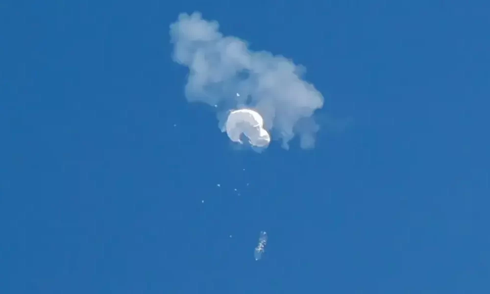 U.S. Military Shoots Down Suspected Chinese Spy Balloon