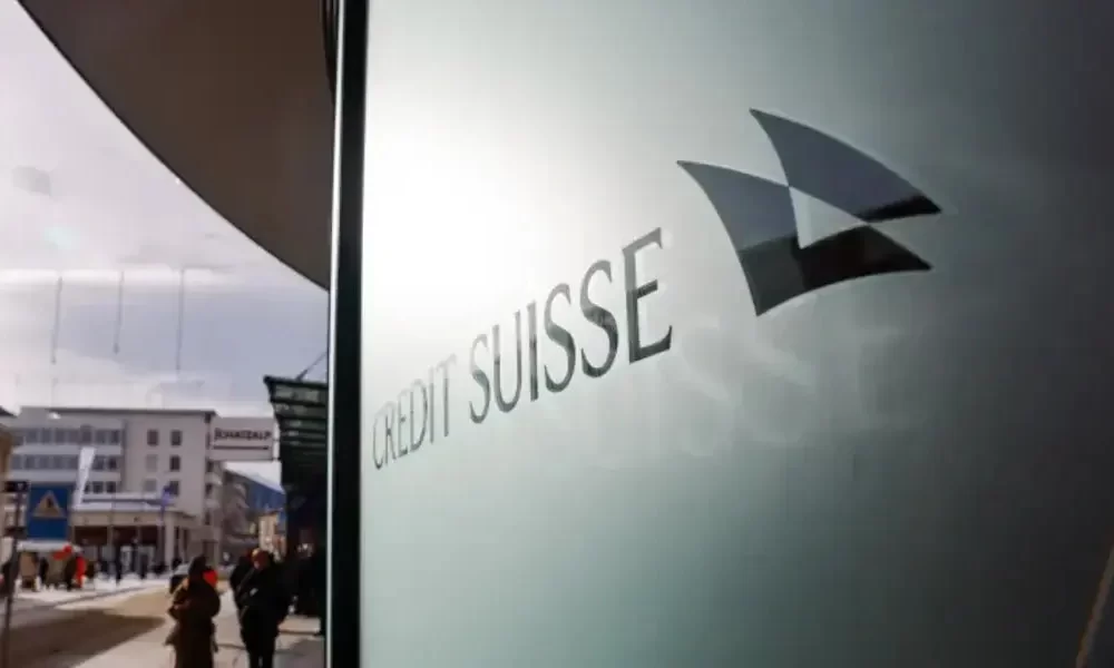 Shares Of Credit Suisse Sink After Financial Reporting Reveals 'Material Weaknesses'