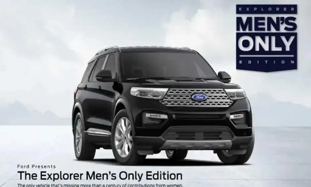The Ford Explorer SUV 'Men's Only Edition' Is Terrible