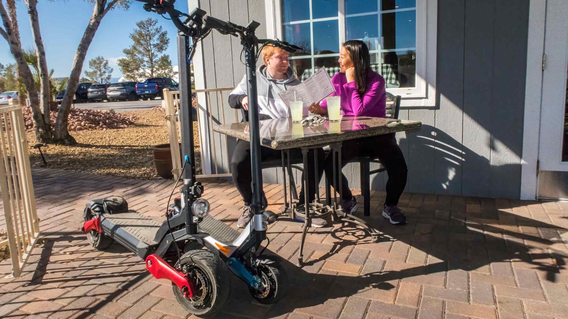 Varla motorized scooter for adults