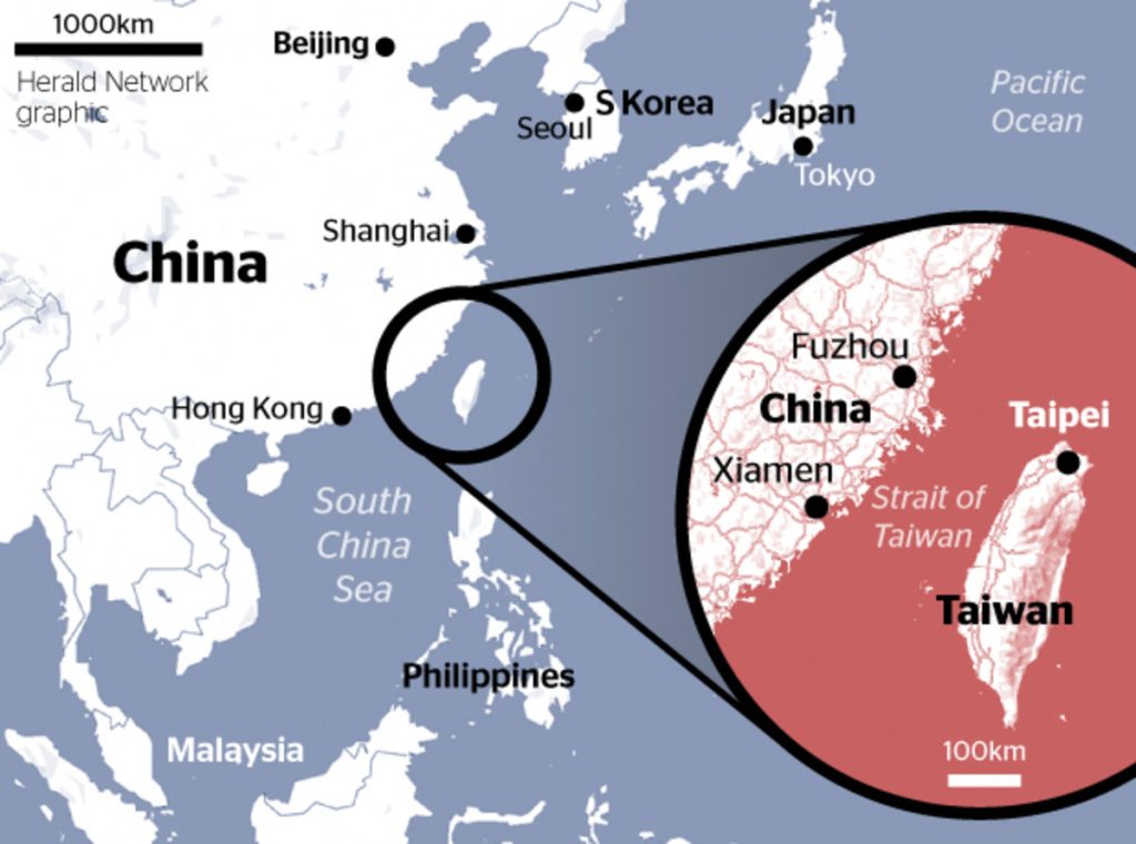 Taiwan strait china