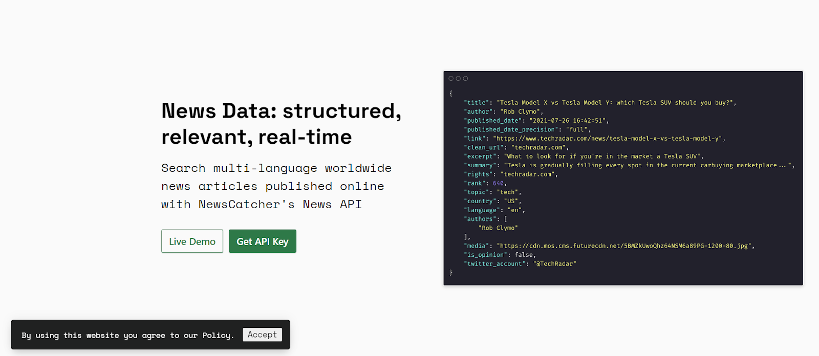 Google News API