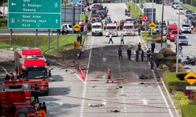 Plane Crashes on Four-Lane Highway Killing 10 in Malaysia