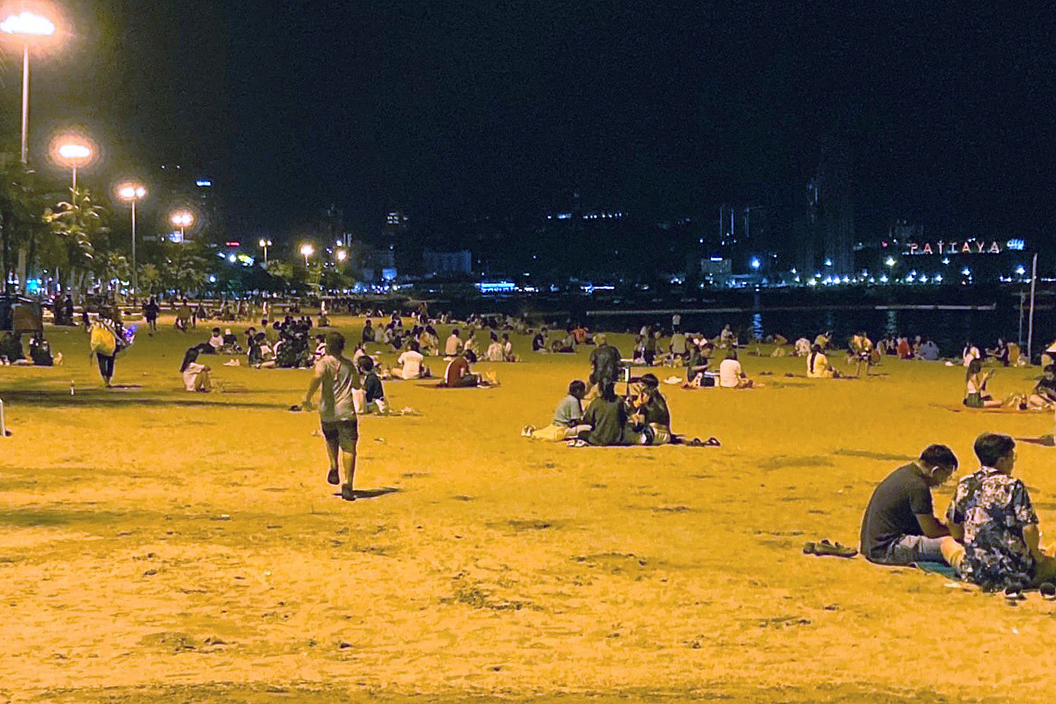 Late Night Partying on Pattaya Beaches