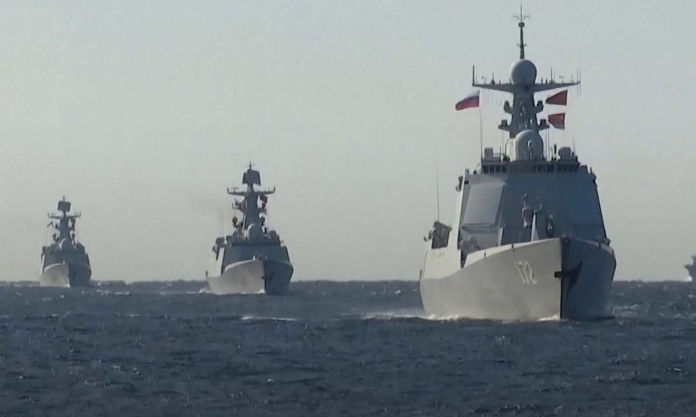 China and Russia Stage Naval Operations Near Alaska