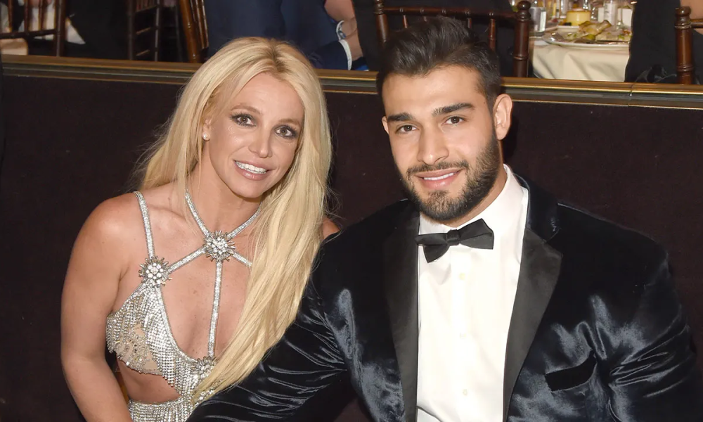 Sam Asghari and Britney Spears