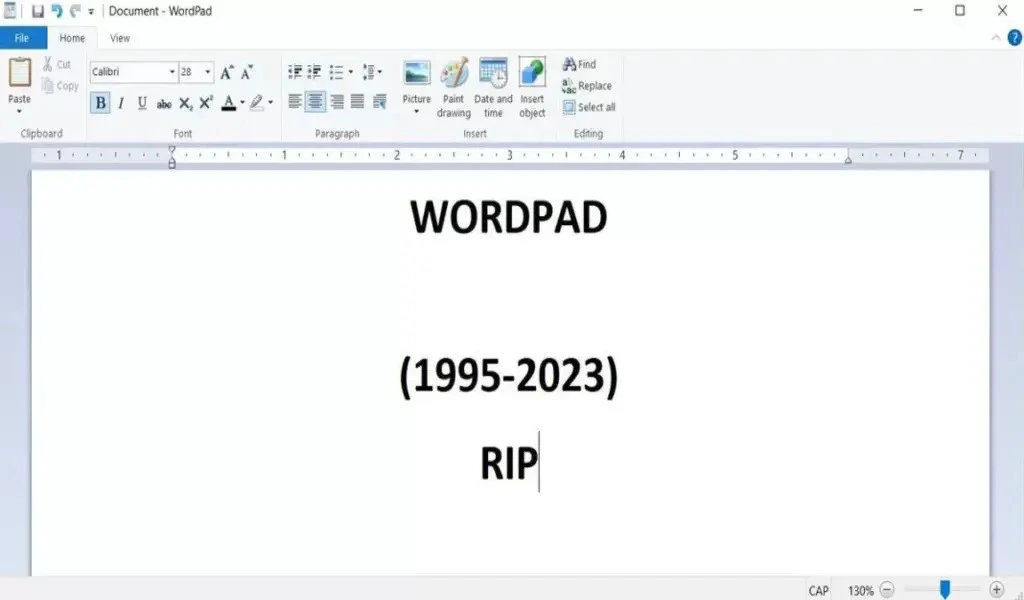 Goodbye WordPad! In Windows 11, Microsoft Kills An App