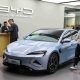 China's Electric Car Manufacturer BYD in Tesla Rear View Mirror