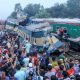 A Train Accident in Bangladesh Lost 17 Lives and injured over 100