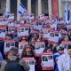 Pro-Israel Protesters in London Demand the Release of Hostages