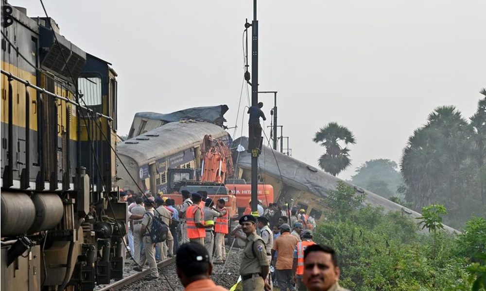 Train Crash in Southeastern India